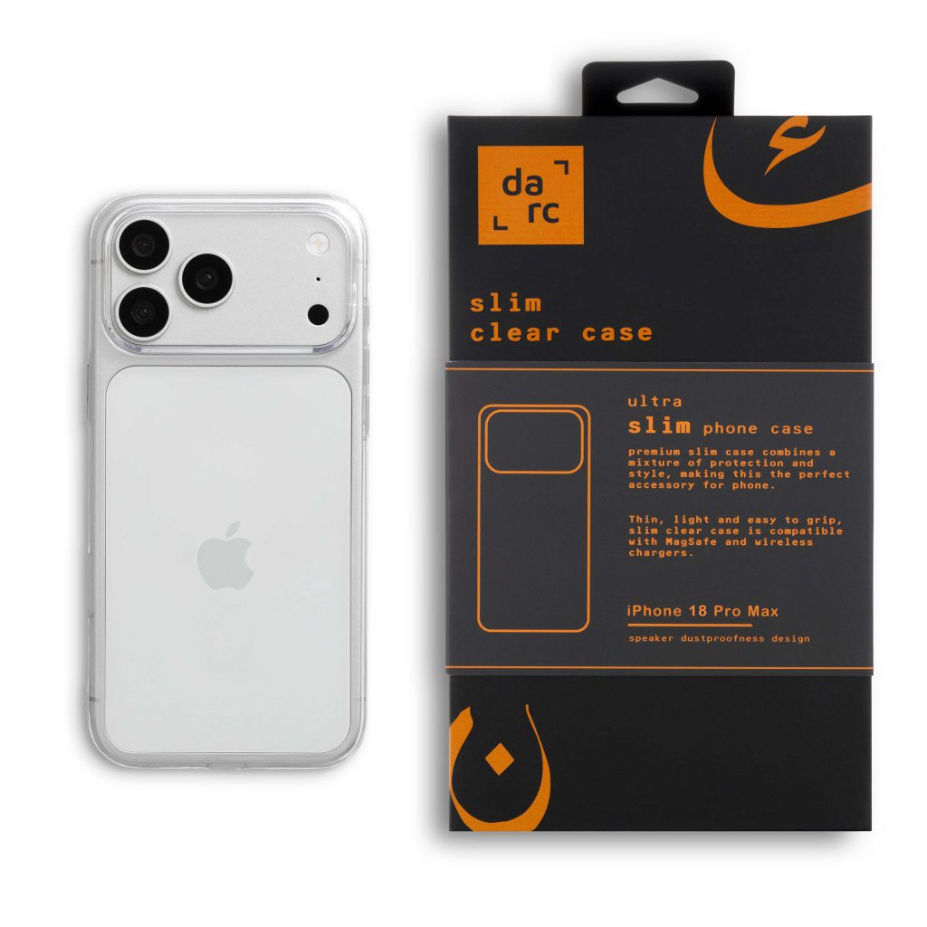 كفر سليم شفاف نحيف لهاتف iphone 18
